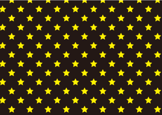 Star Pattern on Black Background