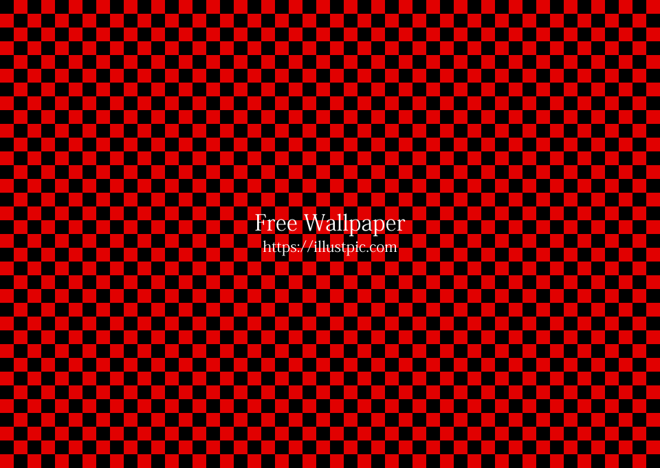 Red and Black Check Pattern