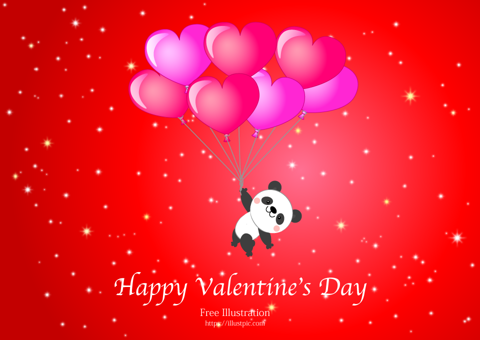 Flying Panda Valentine