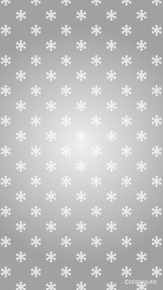シルバー背景の雪結晶模様 無料の壁紙画像集 Illustlive