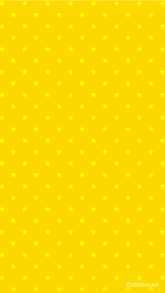 黄色背景の星パターン 無料の壁紙画像集 Illustlive