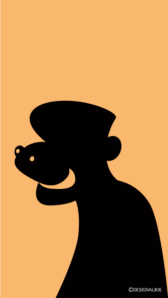 猿キャラクターシルエット 無料の壁紙画像集 Illustlive