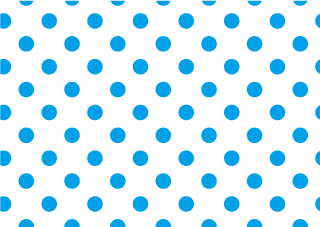 Blue Polka Dot Pattern