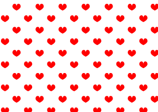 Red Heart Pattern