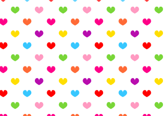 Colorful Heart Pattern