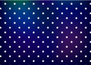 Star Pattern on Navy Gradient Background