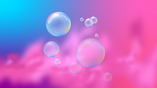 Bubble and Pink Clouds