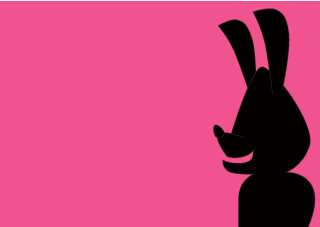 Rabbit Character Silhouette